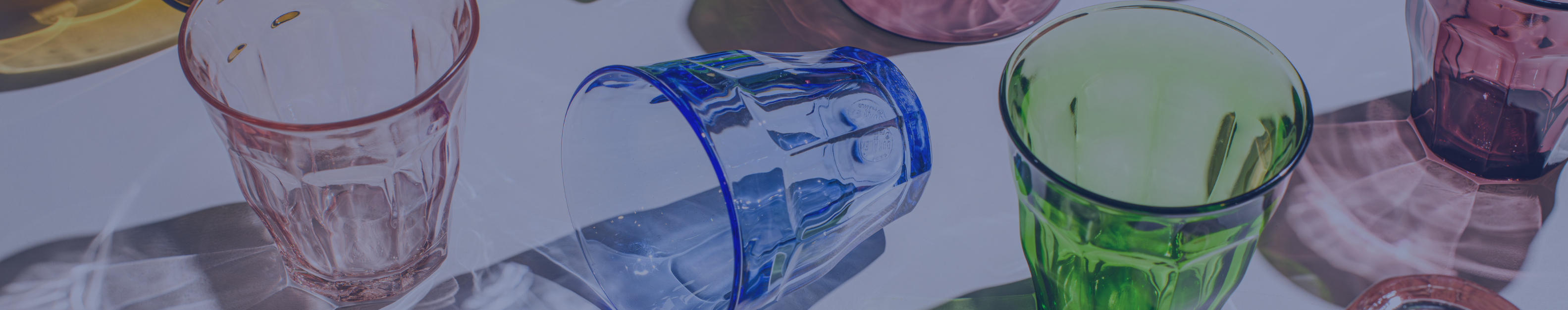Verres colorés