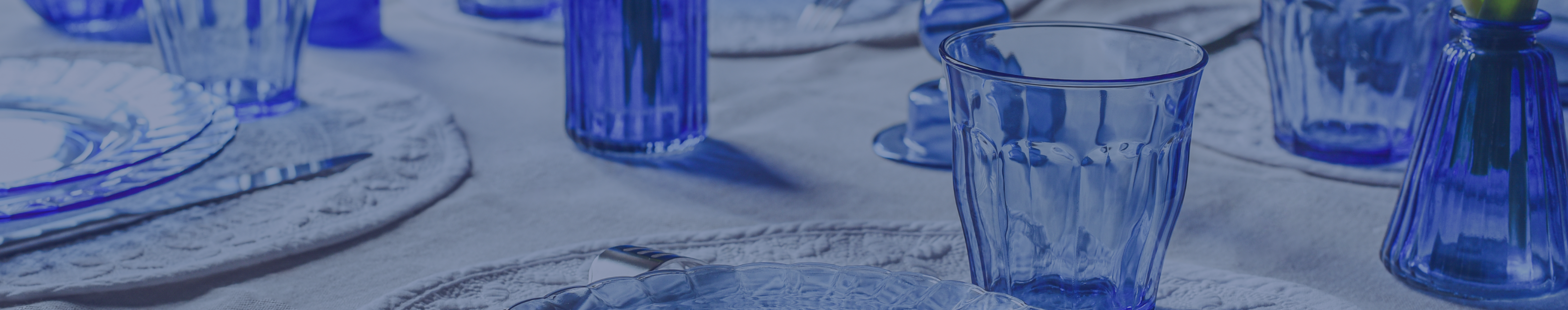 Verres bleus