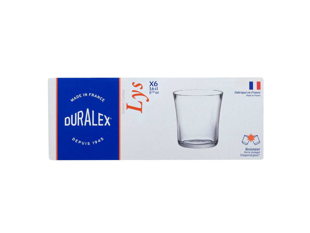 Transparent Lily Cup, 16 cl, 6-pack