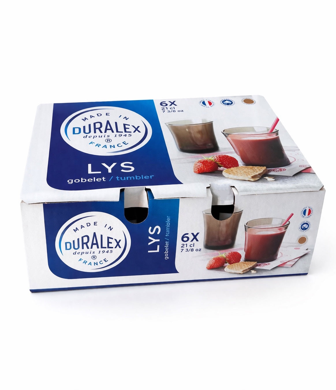 Lys - Verre Sépia 21 cl (Lot de 6)