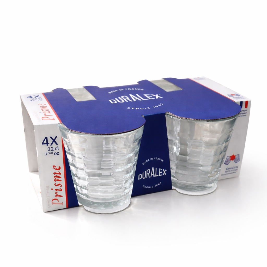 Prisme - Verre Transparent 22cl  (Lot de 4)