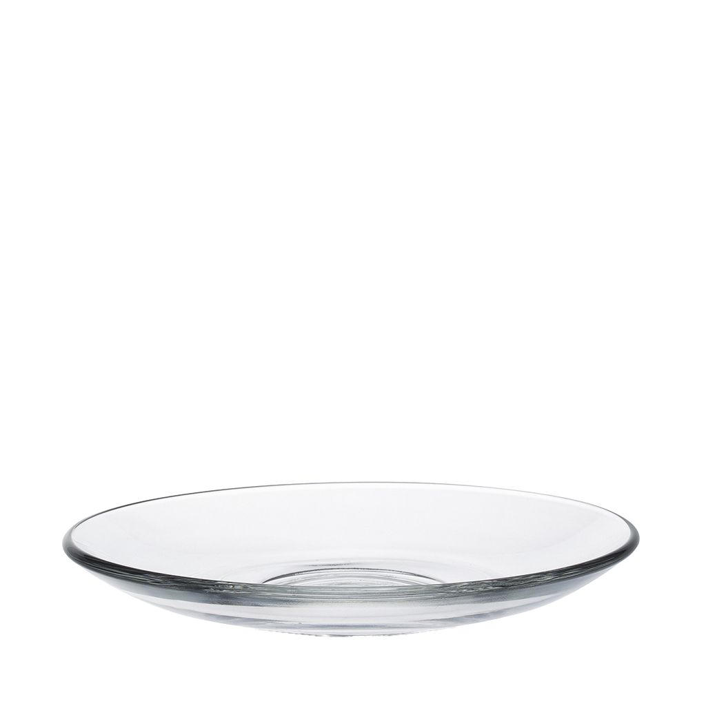 Le Gigogne - Transparent glass saucer 13.5 cm (set of 6)