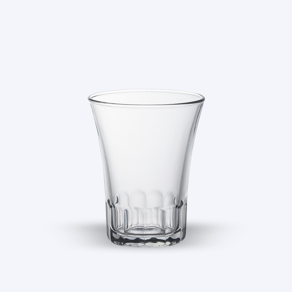 AMALFI - Taza de cristal transparente 17 cl (Lote de 4)