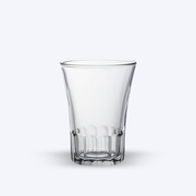 AMALFI - Transparent glass cup 20 cl (Set of 4)