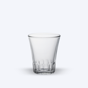 AMALFI - Transparent glass mug 9 cl (Set of 4)