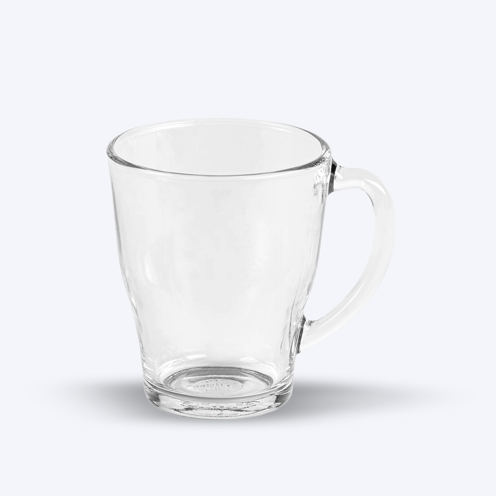 COSY - Mug en verre transparent 35 cl (Lot de 6)