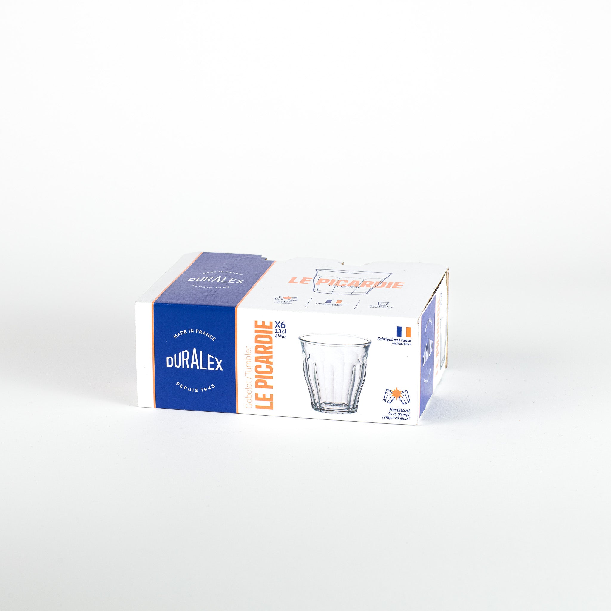 Le Picardie - Transparent glass 13cl - (Set of 6)