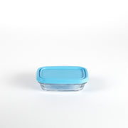 Freshbox - Rectangular tin with blue lid 39cl