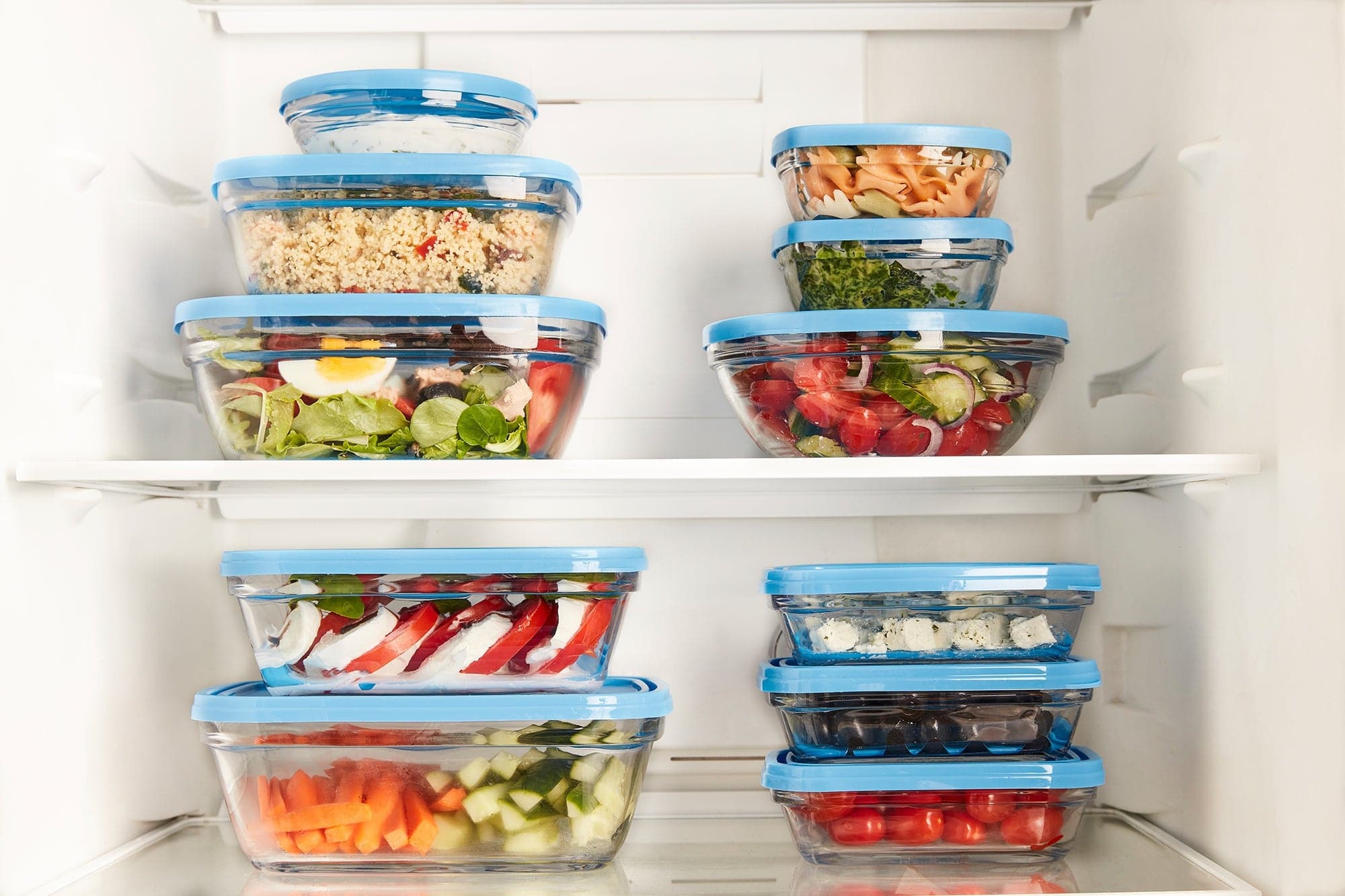 Freshbox - Set of 4 rectangular multi-sized storage boxes