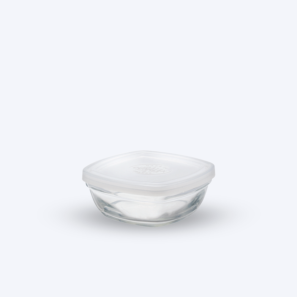 Freshbox - Boite de conservation carrée couvercle blanc 30cl