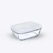 Freshbox - Rectangular storage box with white lid 1.65L
