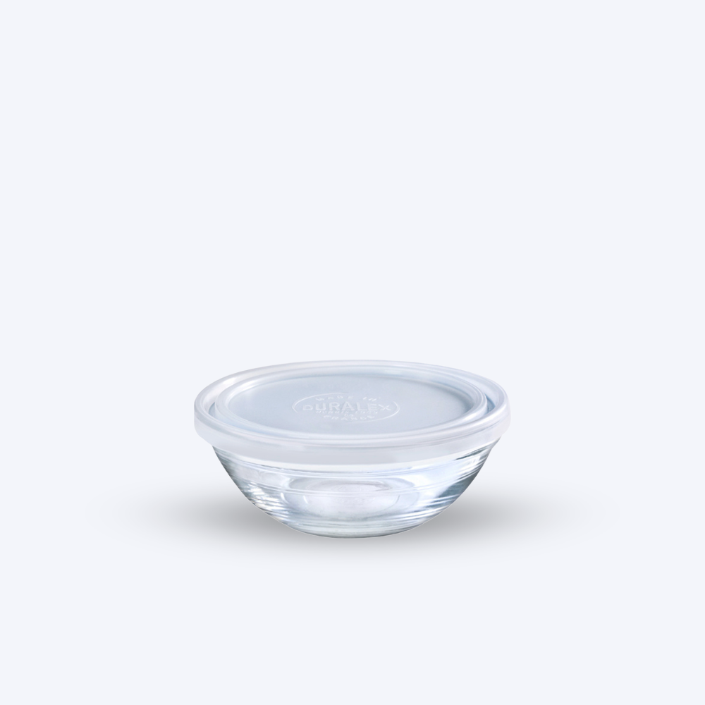 Freshbox - Boite de conservation ronde couvercle blanc 31cl