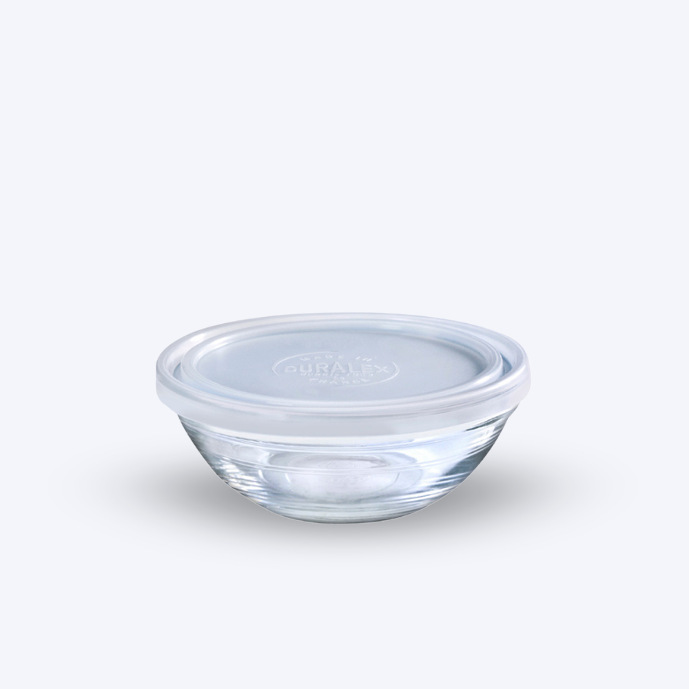 Freshbox - Boite de conservation ronde couvercle blanc 50cl