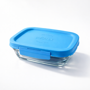 Freshbox - Bewaarbox met vleugels en blauw deksel 0,8 l