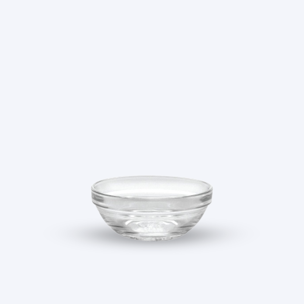 Le Gigogne - Coupelle en verre transparent Empilable 12,5cl - 9cm (Lot de 6)