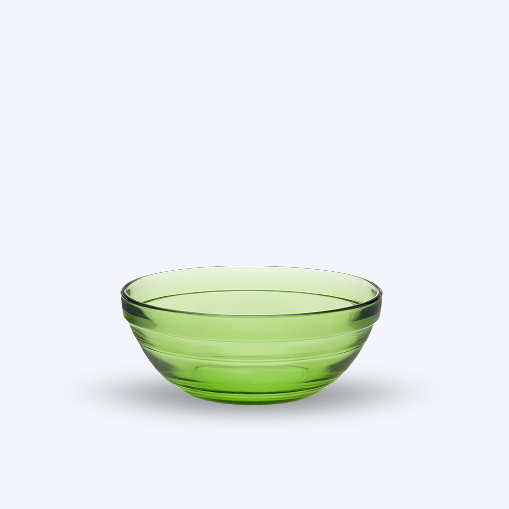 Le Gigogne - Saladier en verre Empilable 50 cl - 14 cm Vert