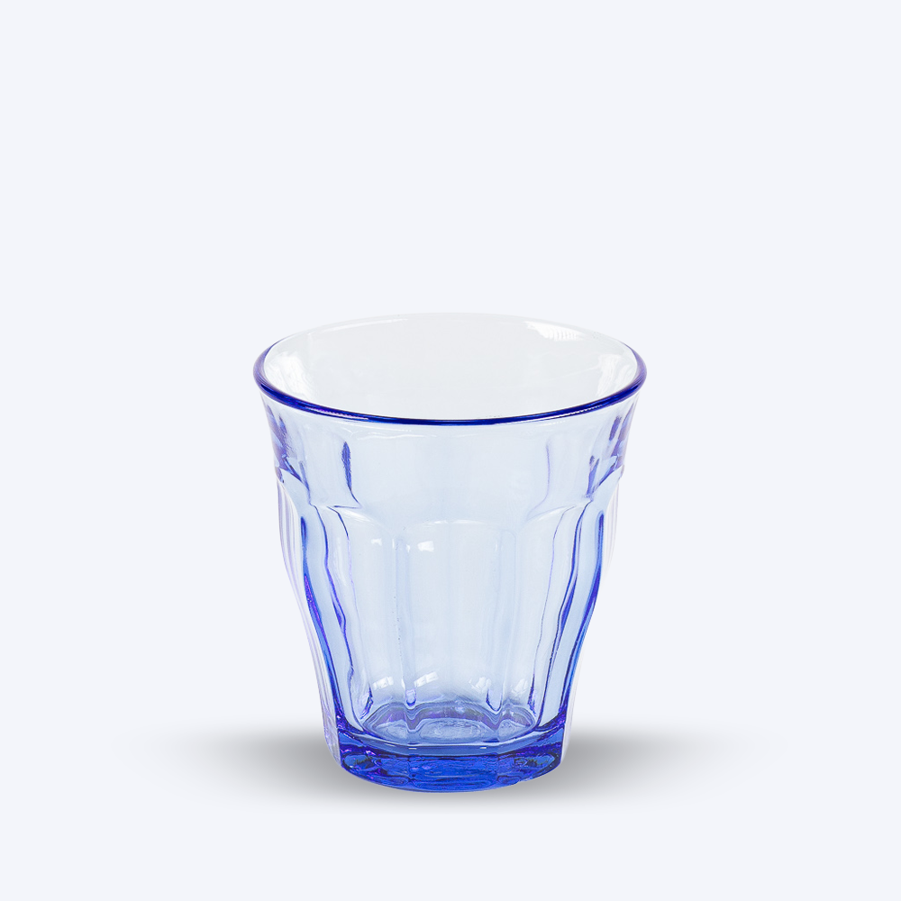 Le Picardie - Verre à eau - Bleu Marine - 20cl (Lot de 6)