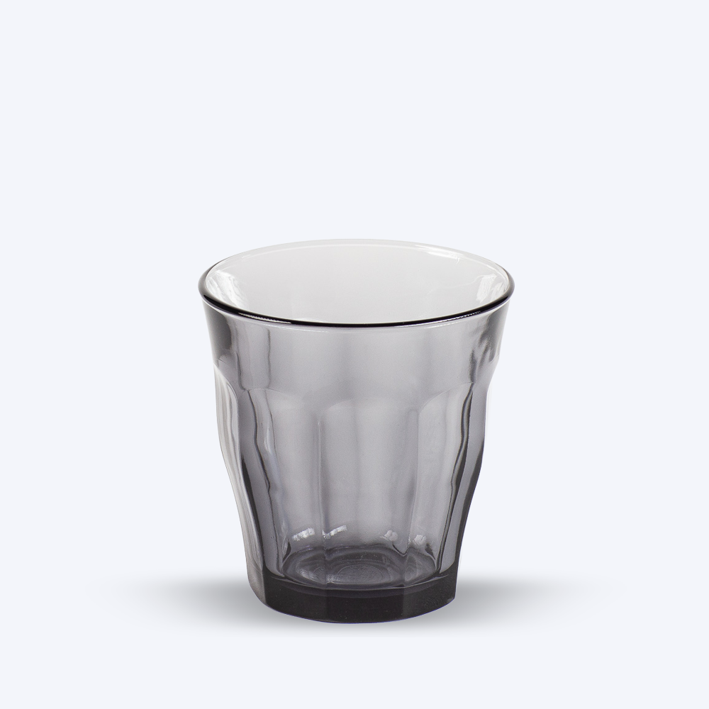Le Picardie - Verre à eau - Gris - 25cl (Lot de 4)