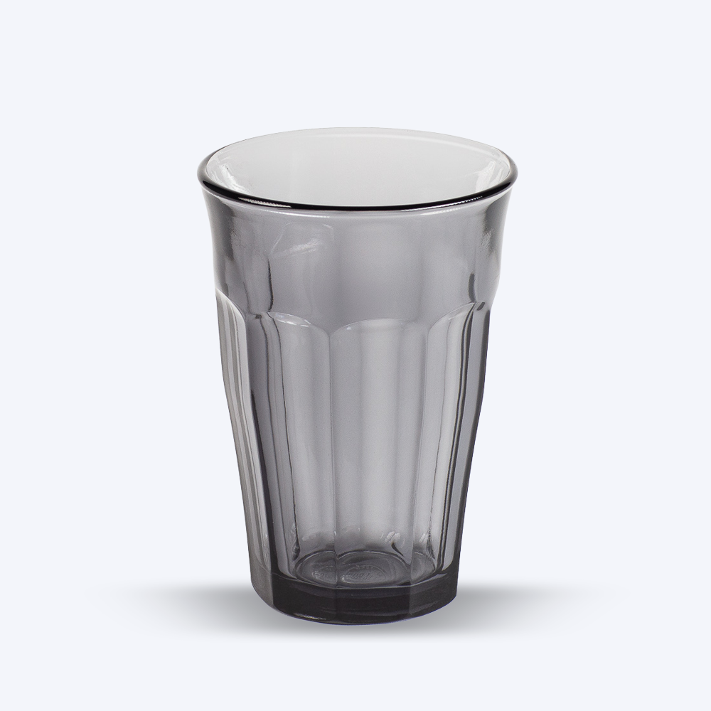 Le Picardie - Verre à eau - Gris 36cl (Lot de 6)