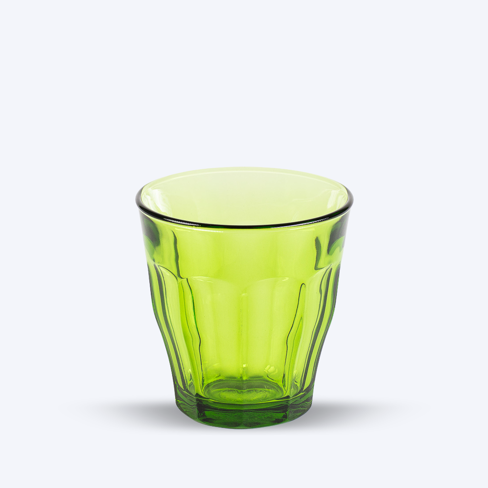 Le Picardie - Verre à eau - Vert - 25cl (Lot de 6)