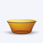Lys - Glass salad bowl - Vermeil - 23cm - 2,2l