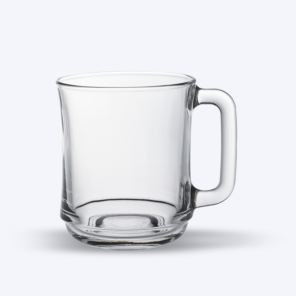Lys - Tasse en verre transparent 31 cl (Lot de 6)