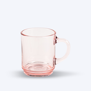 Versailles - Mug en verre Rose 26 cl (Lot de 6)