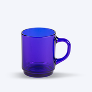 Versailles - Sapphire glass mug 26 cl (Set of 6)