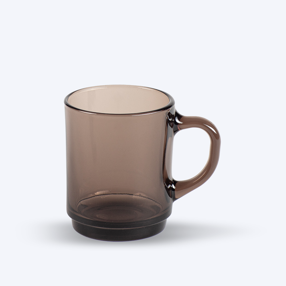 Versailles - Mug en verre Sepia 26 cl (Lot de 6)