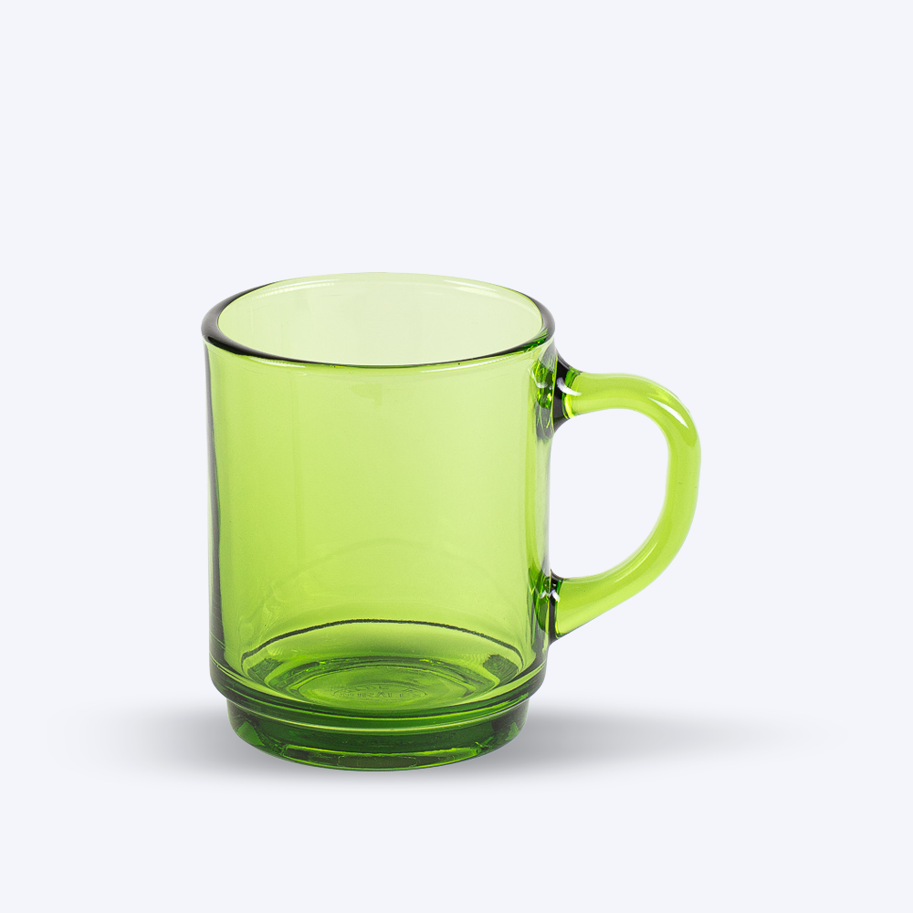 Versailles - Mug en verre Vert 26 cl (Lot de 6)