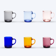 Versailles - 26 cl cups (set of 6) - Assorted 6 colors