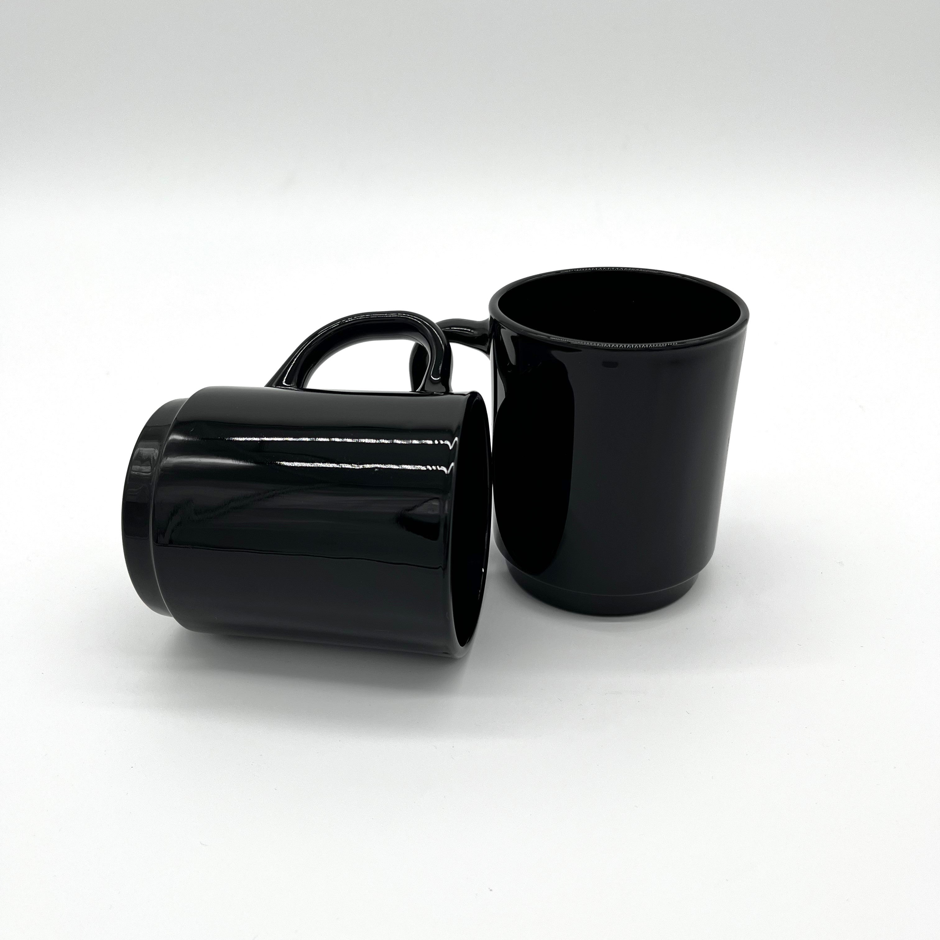 Versailles - Taza de cristal negro 26 cl (Lote de 6)