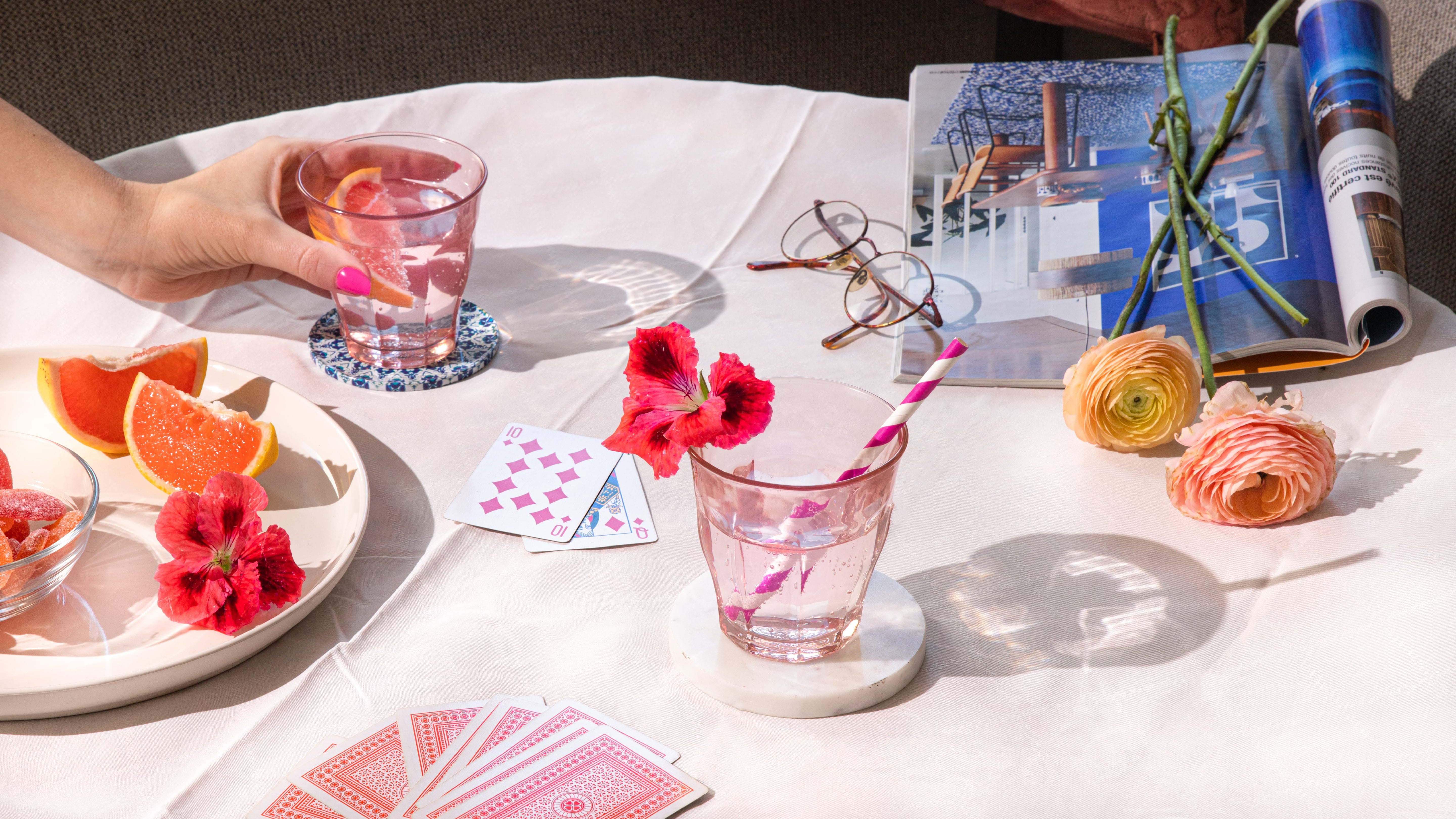 Le Picardie - Verre à eau - Rose 25cl (Lot de 6)