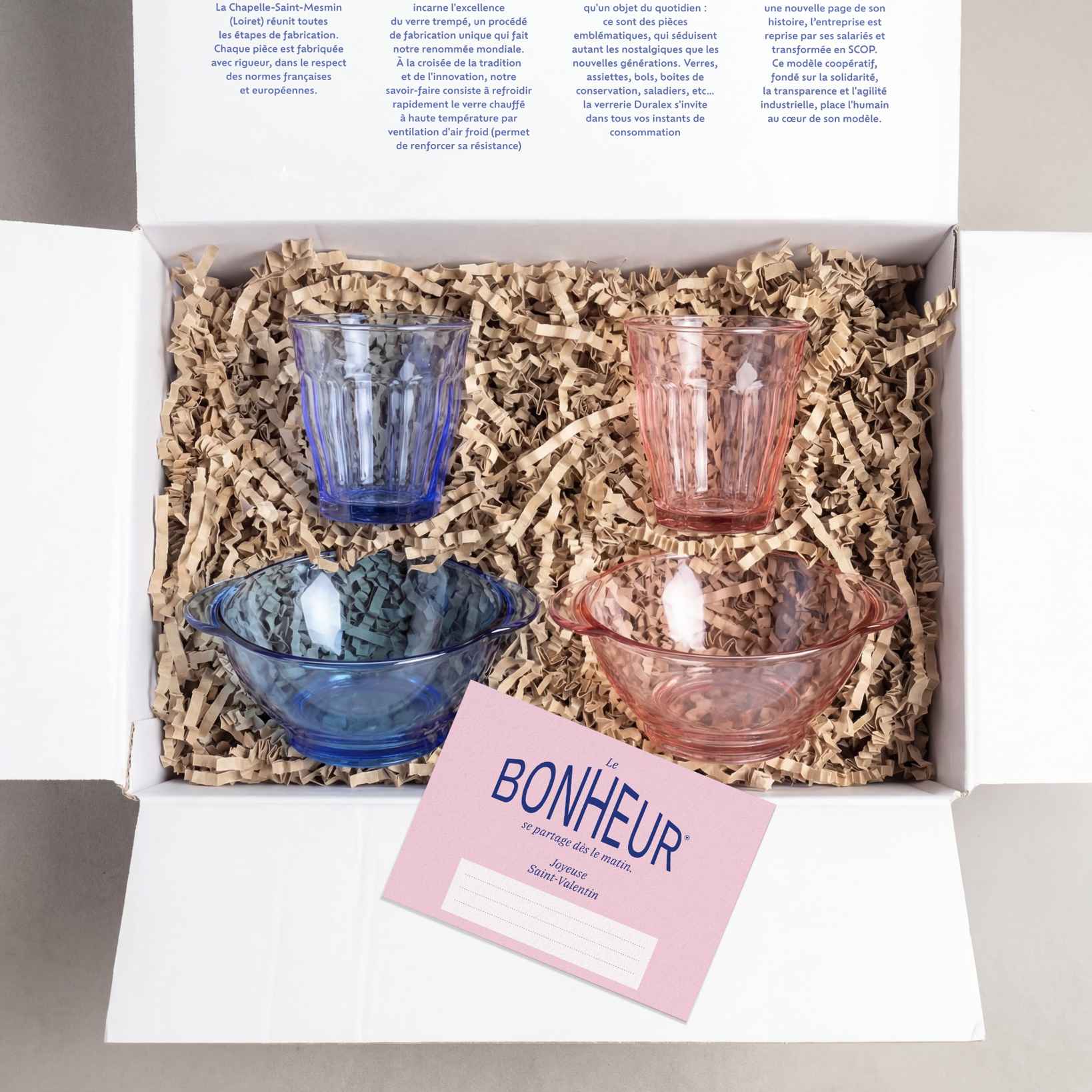 Caja dúo San Valentín - Vasos y cuencos