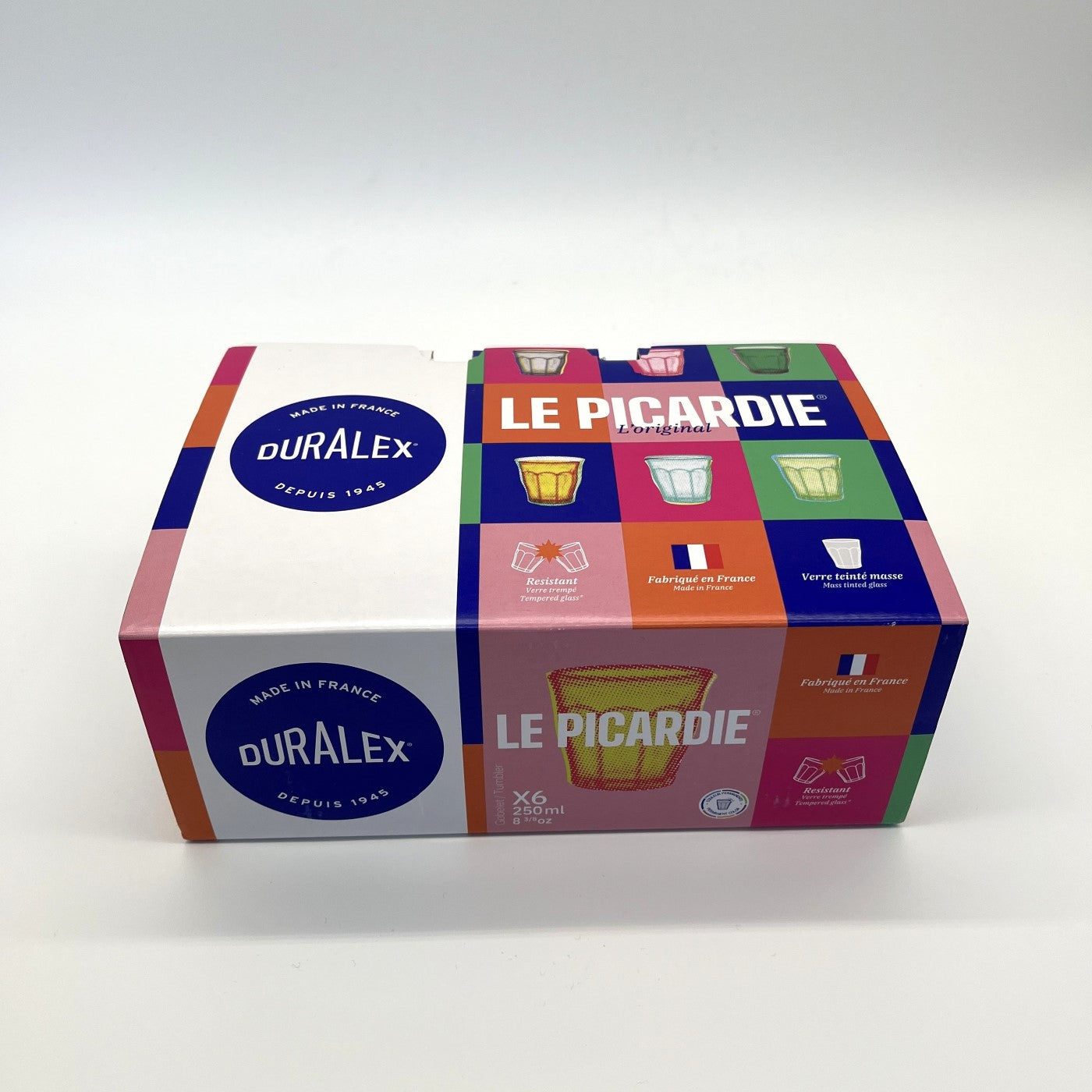 Le Picardie - Glass 25cl x6 - Mix of 6 colours