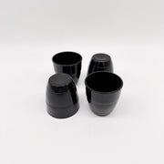 Le Gigogne - Noir brillant - Verre 9cl -  (Lot de 4)