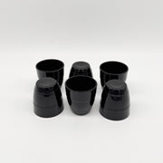Le Gigogne - Noir brillant - Verre 9cl -  (Lot de 6)