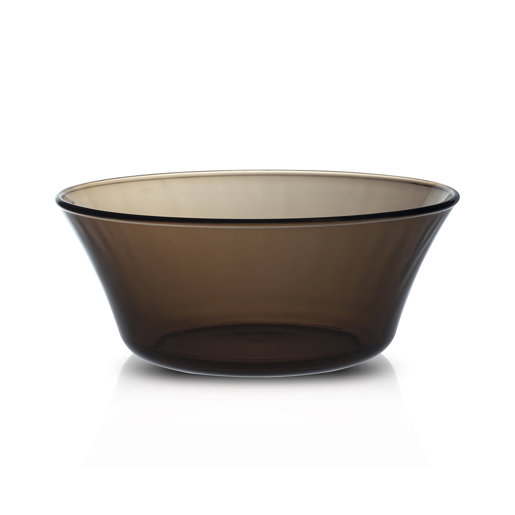 Lys - Glass salad bowl - Sepia - 23cm - 2.2l