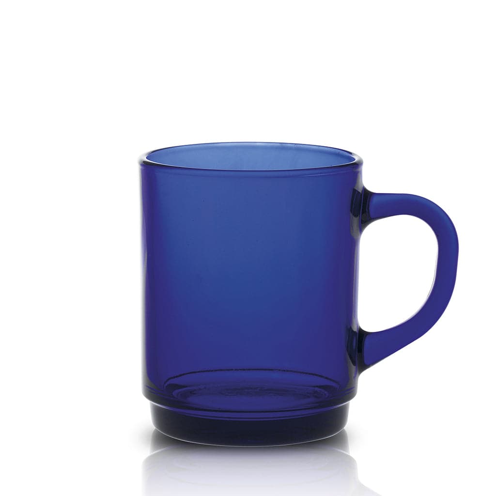 Versailles - Taza de cristal zafiro 26 cl (Lote de 6)